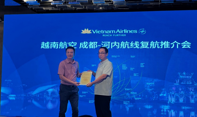 越南航空10月復(fù)航成都-河內(nèi)航線 越南航空10月復(fù)航成都-河內(nèi)航線