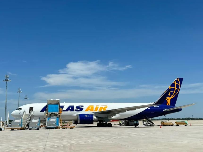 鄂州花湖國際機場開通第24條國際貨運航線 