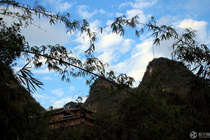 廣西環(huán)江牛角寨瀑布群景區(qū) 冬日別有風(fēng)情